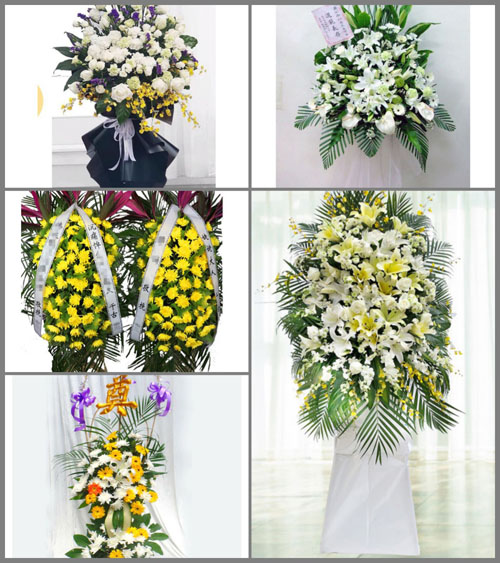 福建漳州平和县坂仔镇梨洋村白事花篮预定